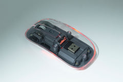 MOUSE INALÁMBRICO T7 TRANSPARENTE UNITEC NEGRO - Unitec USA B2C