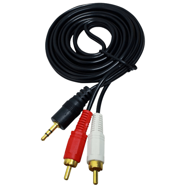 Cable de audio 2 x 1 - 1.8 metros - Unitec USA