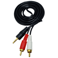 Cable de audio 2 x 1 - 1.8 metros - Unitec USA